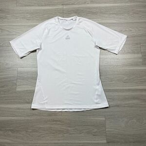 Adidas Shirt Mens Extra Large White Techfit Training Gym Active